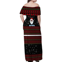 I Love It When You Call Me Big Poppa Christmas Christmas Family Matching Off Shoulder Maxi Dress and Hawaiian Shirt Xmas Holiday Patterns - Wonder Print Shop