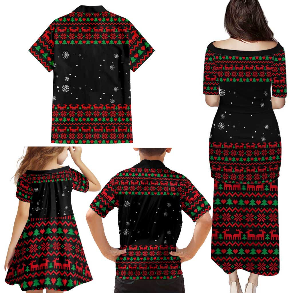 I Love It When You Call Me Big Poppa Christmas Christmas Family Matching Puletasi and Hawaiian Shirt Xmas Holiday Patterns - Wonder Print Shop