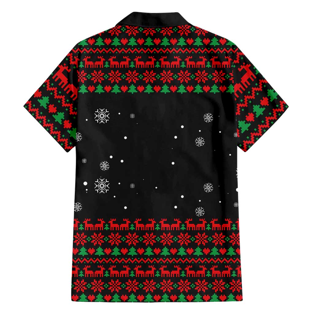 I Love It When You Call Me Big Poppa Christmas Christmas Family Matching Short Sleeve Bodycon Dress and Hawaiian Shirt Xmas Holiday Patterns - Wonder Print Shop