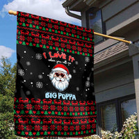 I Love It When You Call Me Big Poppa Christmas Christmas Garden Flag Xmas Holiday Patterns - Wonder Print Shop