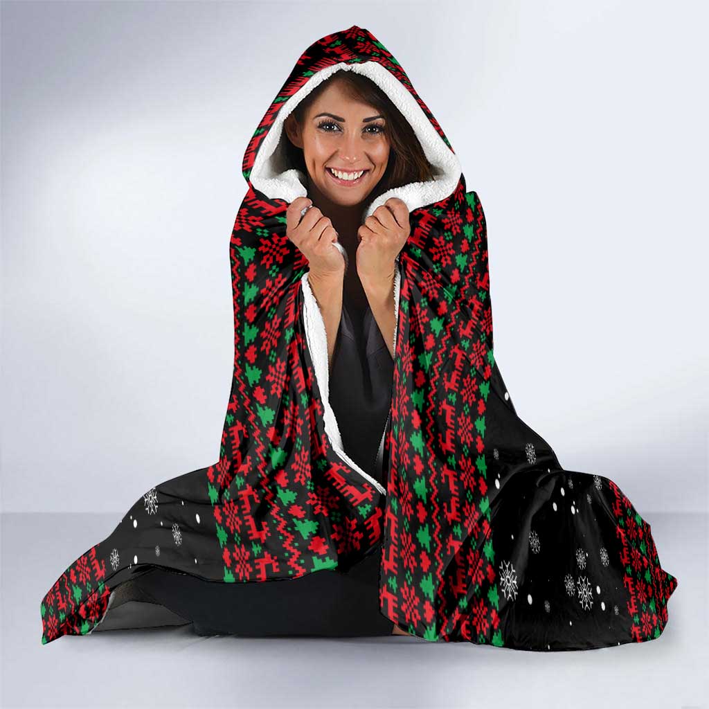 I Love It When You Call Me Big Poppa Christmas Christmas Hooded Blanket Xmas Holiday Patterns - Wonder Print Shop