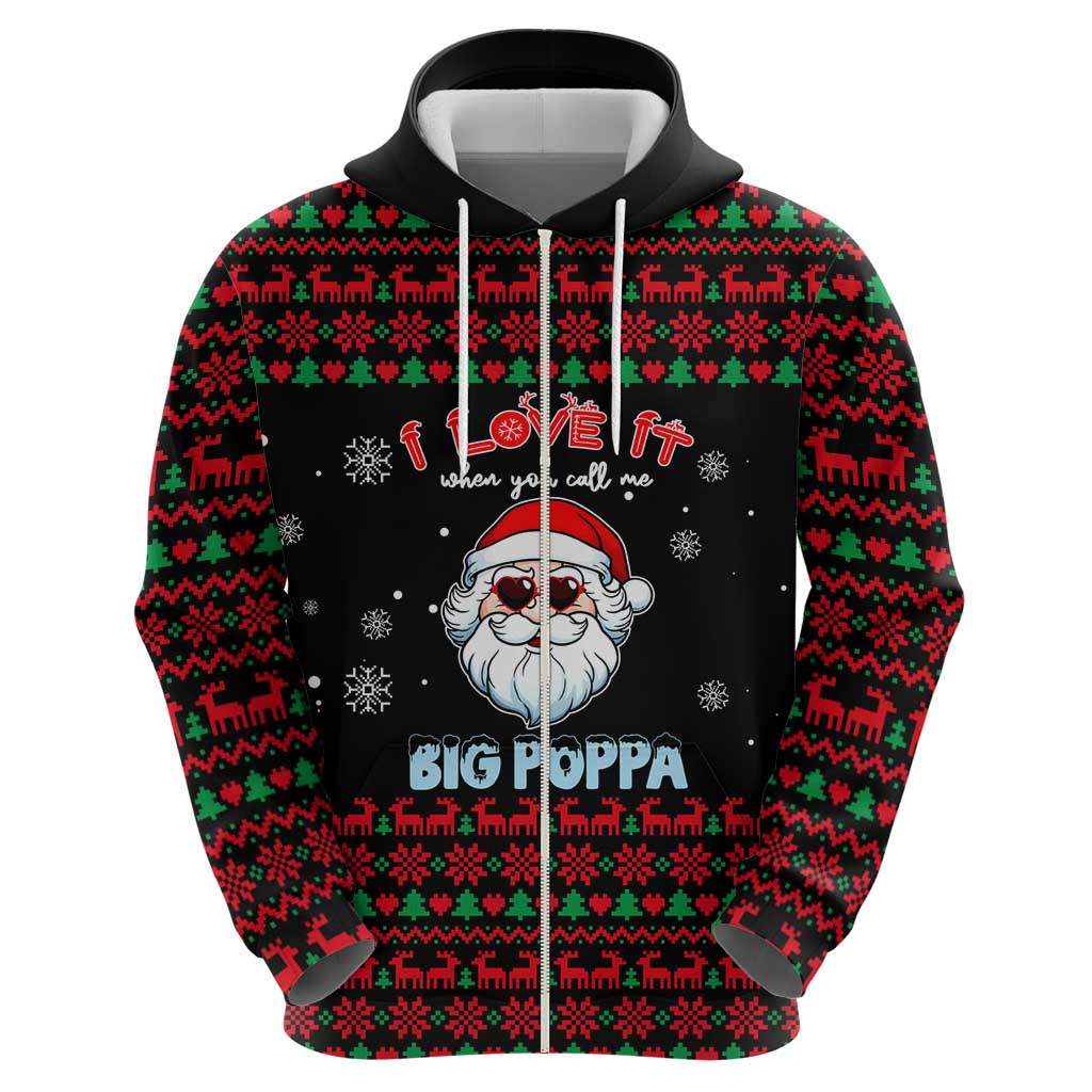 I Love It When You Call Me Big Poppa Christmas Christmas Hoodie Xmas Holiday Patterns - Wonder Print Shop
