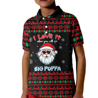 I Love It When You Call Me Big Poppa Christmas Christmas Kid Polo Shirt Xmas Holiday Patterns - Wonder Print Shop