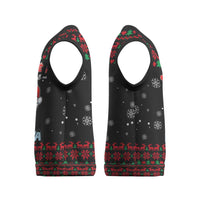 I Love It When You Call Me Big Poppa Christmas Christmas Knitted V-Neck Vest Xmas Holiday Patterns - Wonder Print Shop