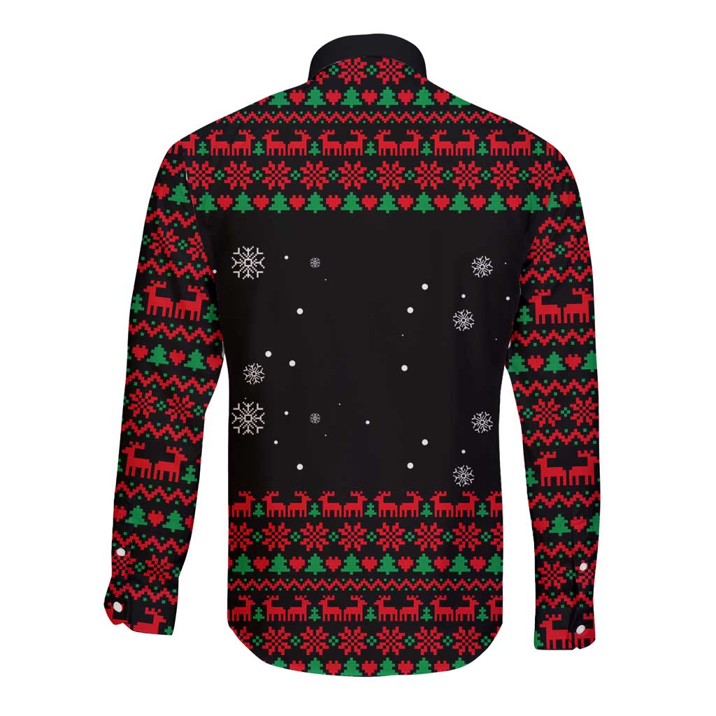 I Love It When You Call Me Big Poppa Christmas Christmas Long Sleeve Button Shirt Xmas Holiday Patterns - Wonder Print Shop