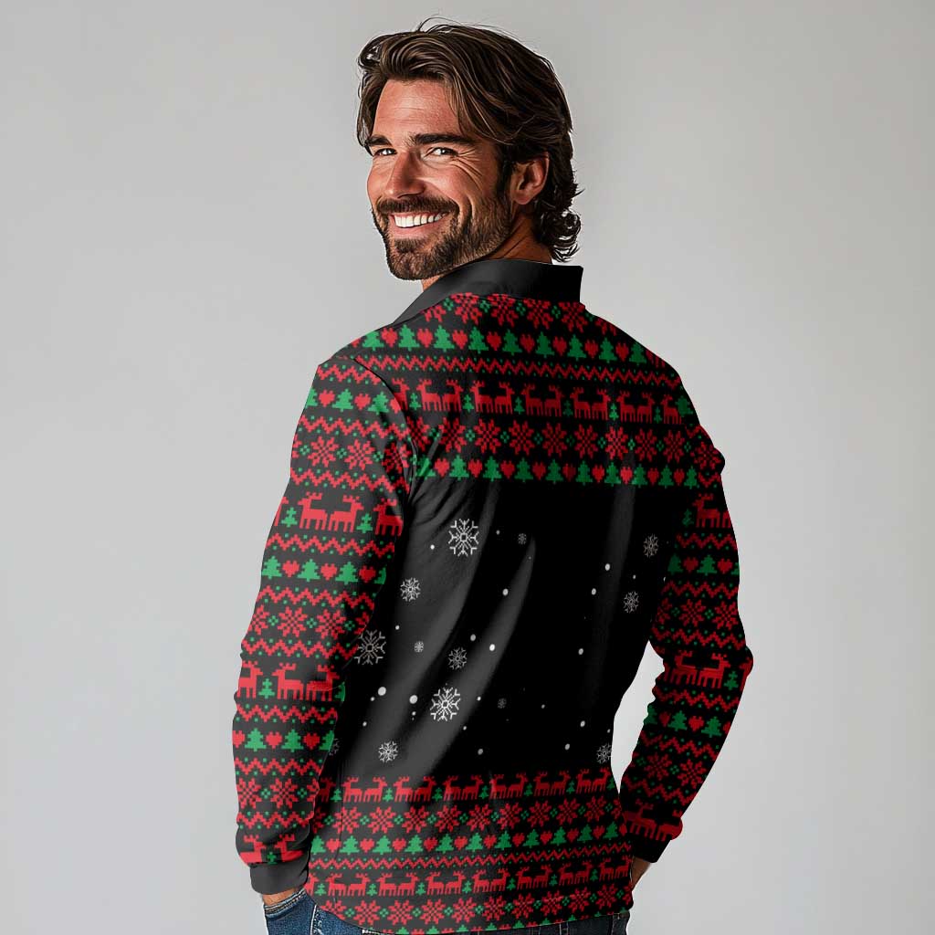 I Love It When You Call Me Big Poppa Christmas Christmas Long Sleeve Polo Shirt Xmas Holiday Patterns - Wonder Print Shop