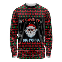 I Love It When You Call Me Big Poppa Christmas Christmas Long Sleeve Shirt Xmas Holiday Patterns - Wonder Print Shop