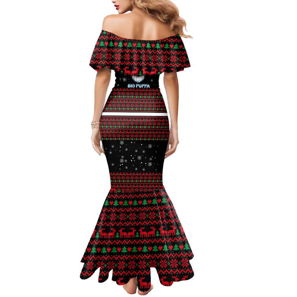 I Love It When You Call Me Big Poppa Christmas Christmas Mermaid Dress Xmas Holiday Patterns - Wonder Print Shop