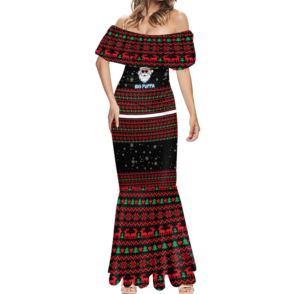 I Love It When You Call Me Big Poppa Christmas Christmas Mermaid Dress Xmas Holiday Patterns - Wonder Print Shop