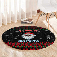 I Love It When You Call Me Big Poppa Christmas Christmas Round Carpet Xmas Holiday Patterns - Wonder Print Shop