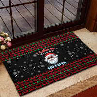 I Love It When You Call Me Big Poppa Christmas Christmas Rubber Doormat Xmas Holiday Patterns - Wonder Print Shop