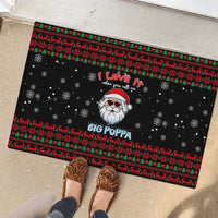 I Love It When You Call Me Big Poppa Christmas Christmas Rubber Doormat Xmas Holiday Patterns - Wonder Print Shop