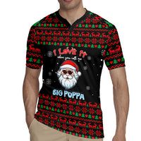 I Love It When You Call Me Big Poppa Christmas Christmas Rugby Jersey Xmas Holiday Patterns - Wonder Print Shop