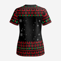 I Love It When You Call Me Big Poppa Christmas Christmas Scrub Top Xmas Holiday Patterns - Wonder Print Shop