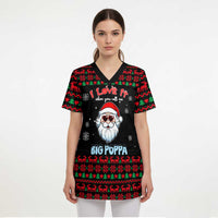 I Love It When You Call Me Big Poppa Christmas Christmas Scrub Top Xmas Holiday Patterns - Wonder Print Shop