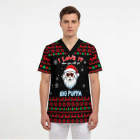 I Love It When You Call Me Big Poppa Christmas Christmas Scrub Top Xmas Holiday Patterns - Wonder Print Shop