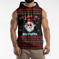 I Love It When You Call Me Big Poppa Christmas Christmas Sleeveless Hoodie Xmas Holiday Patterns - Wonder Print Shop