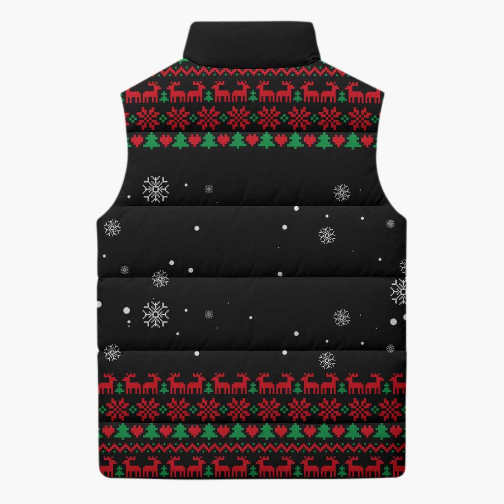 I Love It When You Call Me Big Poppa Christmas Christmas Sleeveless Puffer Jacket Xmas Holiday Patterns - Wonder Print Shop