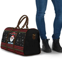I Love It When You Call Me Big Poppa Christmas Christmas Travel Bag Xmas Holiday Patterns - Wonder Print Shop