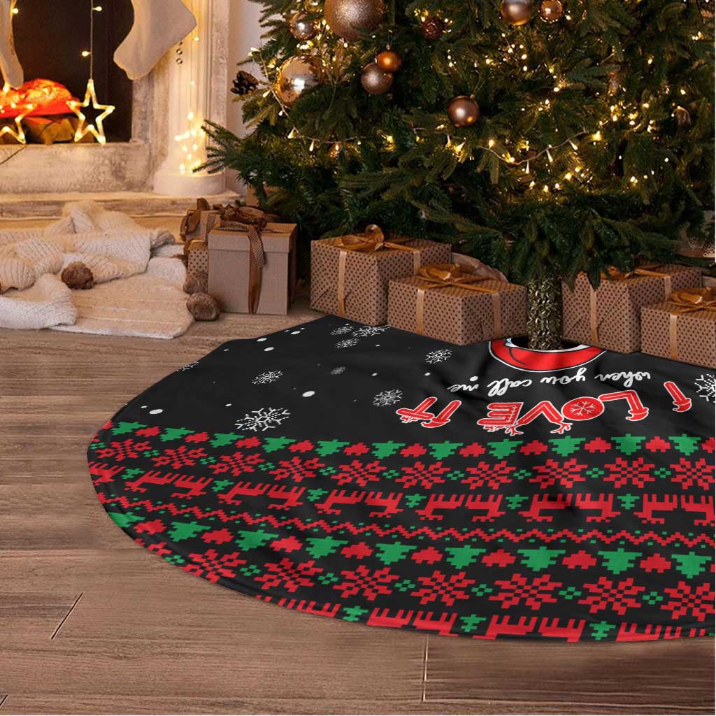 I Love It When You Call Me Big Poppa Christmas Tree Skirt Xmas Holiday Patterns - Wonder Print Shop