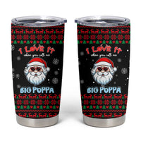 I Love It When You Call Me Big Poppa Christmas Christmas Tumbler Cup Xmas Holiday Patterns - Wonder Print Shop