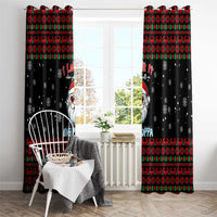 I Love It When You Call Me Big Poppa Christmas Christmas Window Curtain Xmas Holiday Patterns - Wonder Print Shop