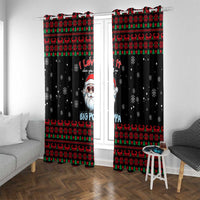 I Love It When You Call Me Big Poppa Christmas Christmas Window Curtain Xmas Holiday Patterns - Wonder Print Shop
