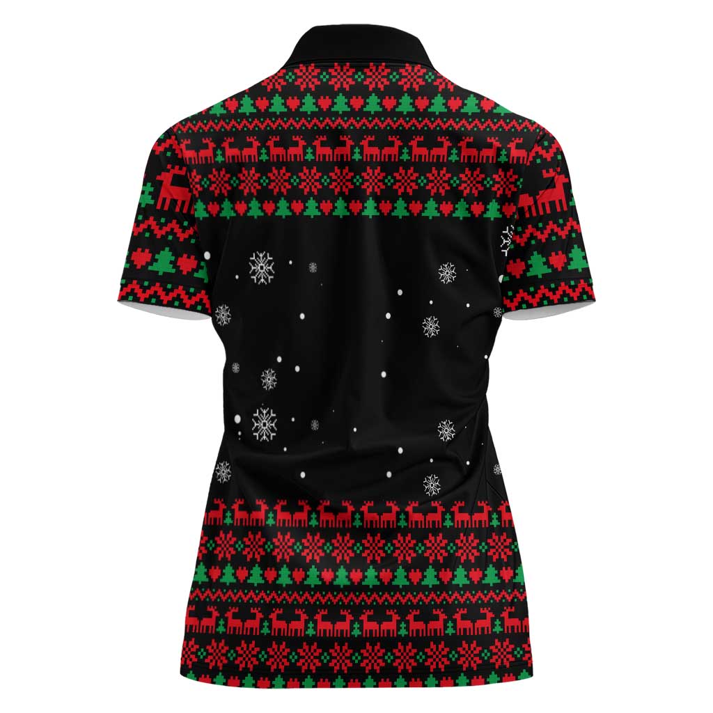 I Love It When You Call Me Big Poppa Christmas Christmas Women Polo Shirt Xmas Holiday Patterns - Wonder Print Shop