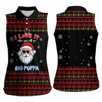 I Love It When You Call Me Big Poppa Christmas Christmas Women Sleeveless Polo Shirt Xmas Holiday Patterns - Wonder Print Shop