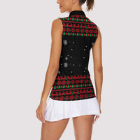 I Love It When You Call Me Big Poppa Christmas Christmas Women Sleeveless Polo Shirt Xmas Holiday Patterns - Wonder Print Shop
