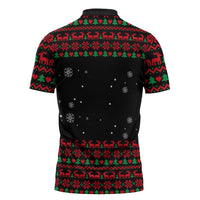 I Love It When You Call Me Big Poppa Christmas Christmas Zipper Polo Shirt Xmas Holiday Patterns - Wonder Print Shop