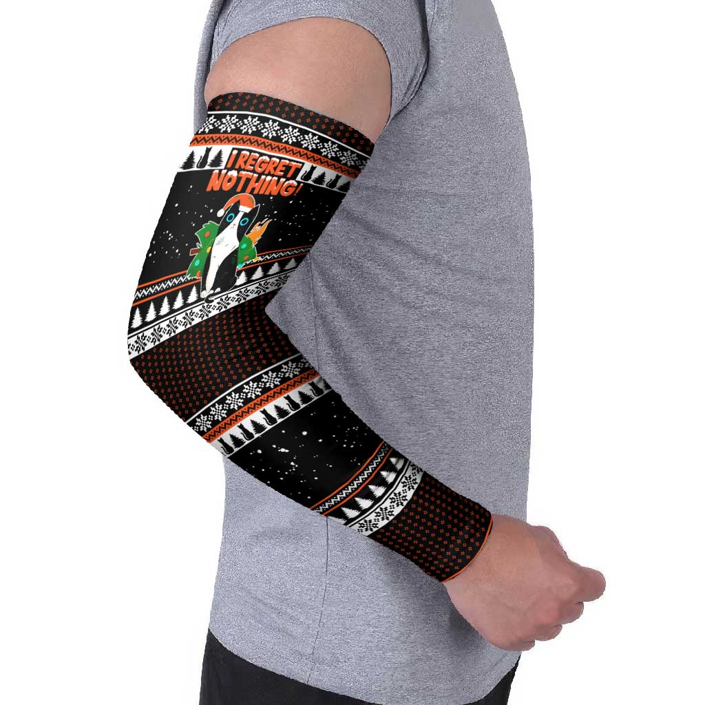 I Regret Nothing Cat Christmas Christmas Arm Sleeves Xmas Holiday Patterns - Wonder Print Shop