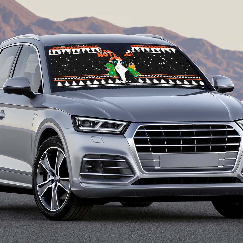 I Regret Nothing Cat Christmas Christmas Auto Sun Shade Xmas Holiday Patterns - Wonder Print Shop