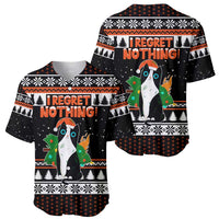 I Regret Nothing Cat Christmas Christmas Baseball Jersey Xmas Holiday Patterns - Wonder Print Shop