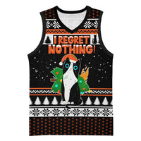 I Regret Nothing Cat Christmas Christmas Basketball Jersey Xmas Holiday Patterns - Wonder Print Shop