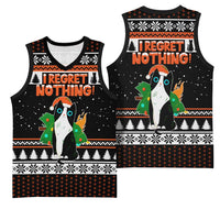 I Regret Nothing Cat Christmas Christmas Basketball Jersey Xmas Holiday Patterns - Wonder Print Shop
