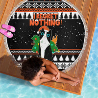 I Regret Nothing Cat Christmas Christmas Beach Blanket Xmas Holiday Patterns - Wonder Print Shop