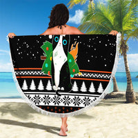I Regret Nothing Cat Christmas Christmas Beach Blanket Xmas Holiday Patterns - Wonder Print Shop