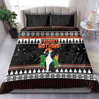 I Regret Nothing Cat Christmas Christmas Bedding Set Xmas Holiday Patterns - Wonder Print Shop