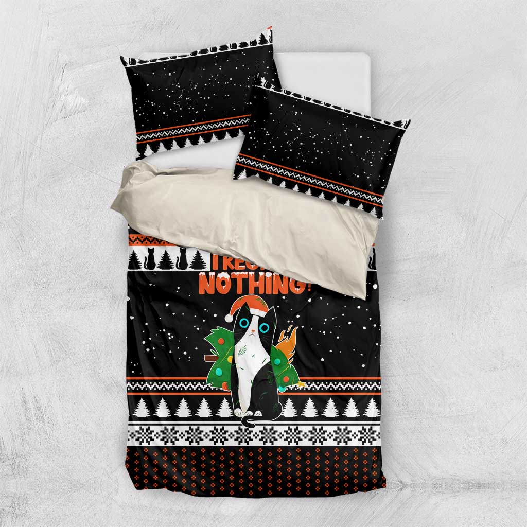 I Regret Nothing Cat Christmas Christmas Bedding Set Xmas Holiday Patterns - Wonder Print Shop