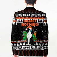 I Regret Nothing Cat Christmas Christmas Blazer Xmas Holiday Patterns - Wonder Print Shop