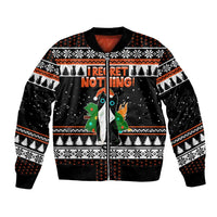 I Regret Nothing Cat Christmas Christmas Bomber Jacket Xmas Holiday Patterns - Wonder Print Shop