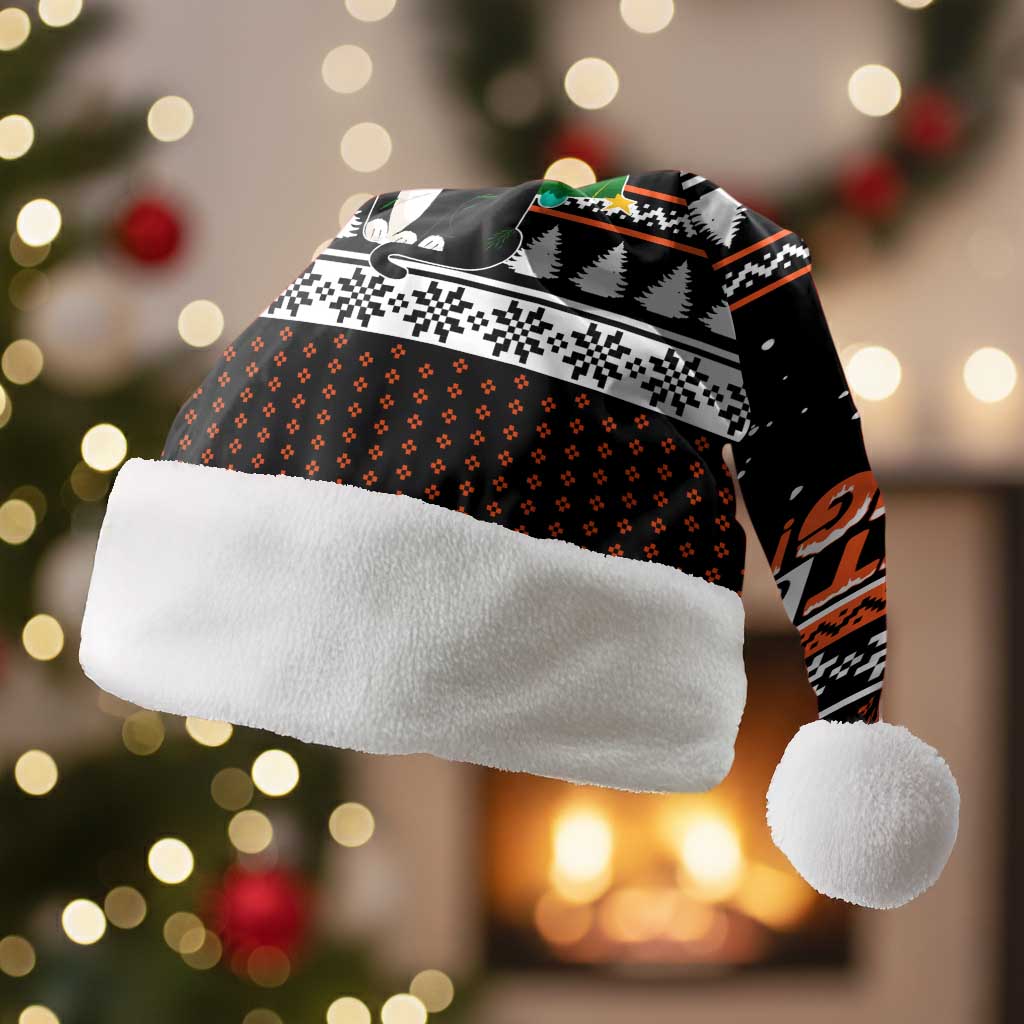 I Regret Nothing Cat Christmas Christmas Santa Hat Xmas Holiday Patterns - Wonder Print Shop