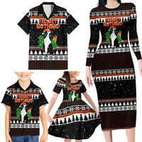 I Regret Nothing Cat Christmas Christmas Family Matching Long Sleeve Bodycon Dress and Hawaiian Shirt Xmas Holiday Patterns - Wonder Print Shop