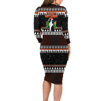 I Regret Nothing Cat Christmas Christmas Family Matching Long Sleeve Bodycon Dress and Hawaiian Shirt Xmas Holiday Patterns - Wonder Print Shop