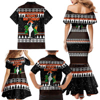 I Regret Nothing Cat Christmas Christmas Family Matching Mermaid Dress and Hawaiian Shirt Xmas Holiday Patterns - Wonder Print Shop