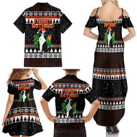 I Regret Nothing Cat Christmas Christmas Family Matching Summer Maxi Dress and Hawaiian Shirt Xmas Holiday Patterns - Wonder Print Shop