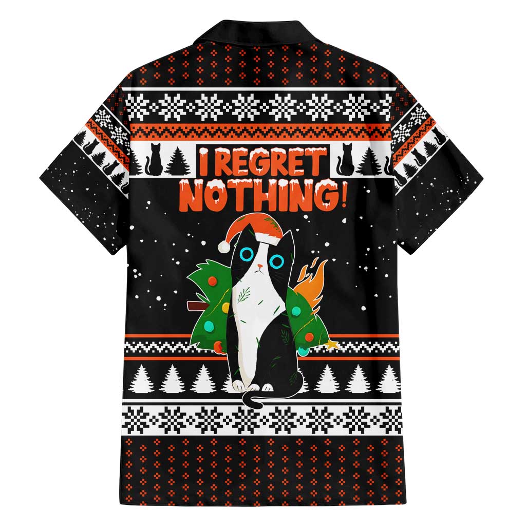 I Regret Nothing Cat Christmas Christmas Hawaiian Shirt Xmas Holiday Patterns - Wonder Print Shop