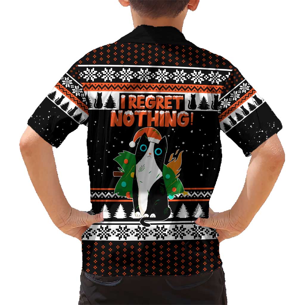 I Regret Nothing Cat Christmas Christmas Hawaiian Shirt Xmas Holiday Patterns - Wonder Print Shop