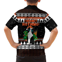 I Regret Nothing Cat Christmas Christmas Kid Hawaiian Shirt Xmas Holiday Patterns - Wonder Print Shop